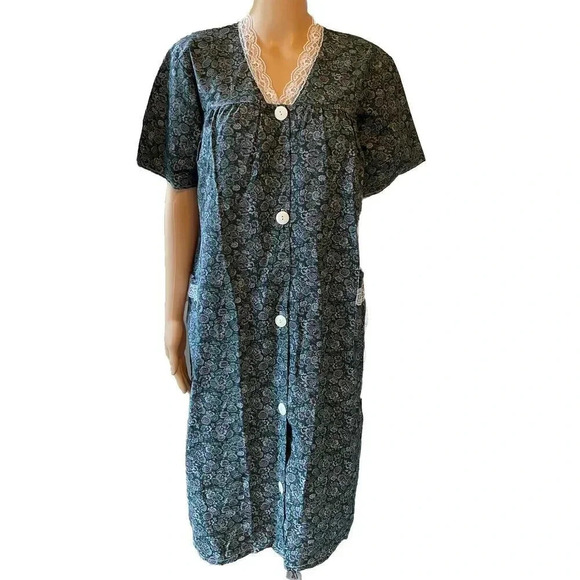 VTG Lovely S Designed By Top Int Cottagecore Midi Dress/Nightgown Women’s M NWOT - Picture 1 of 9